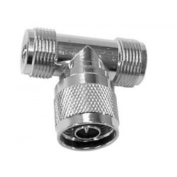 Adaptateur N mâle - 2x N femelles