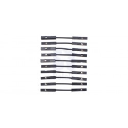 Straps flexibles noir F/F (2,5 cm)