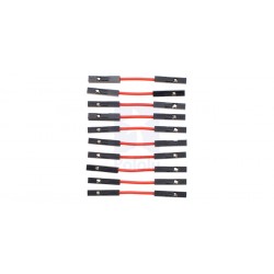 Straps flexibles rouge F/F (2,5 cm)