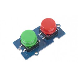 Module Grove 2 boutons-poussoirs 111020103 avec ses capuchons