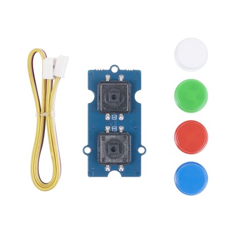 Module Grove 2 boutons-poussoirs 111020103 avec ses accessoires