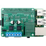 Vue du shield Dual MC33926 Motor Driver + raspberry Pi