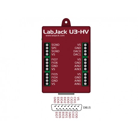 Boitier d'acquisition LabJack U3-LV  - 5