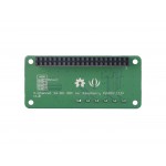 Vue arrière du shield ADC 4 canaux pour Raspberry