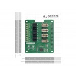 Dimensions du shield ADC 8 canaux pour Raspberry