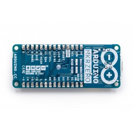 La carte Arduino MKR ZERO vue de dessous