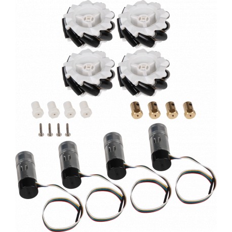 Kit roues omnidirectionnelles Joy-IT COM-MOTOR06