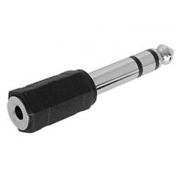 Jack Stéréo femelle 3,5mm - mâle 6,35mm  - 1