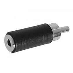 Jack femelle 3,5mm mono - RCA mâle  - 1