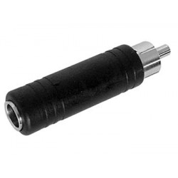 Jack femelle 6,35mm mono - RCA mâle  - 1