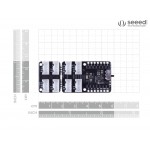 Dimensions du module Shield Grove pour Seeeduino XIAO