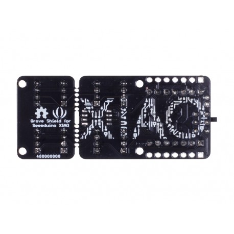 Vue de dessous du module Shield Grove pour Seeeduino XIAO