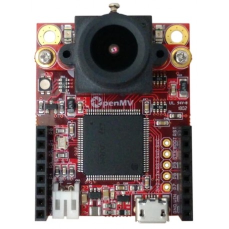 Vue de la face avant de l'OpenMV Cam M7