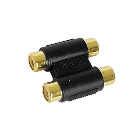 Coupleur 2xRCA femelle - 2xRCA femelle  - 1