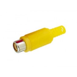 Connecteur RCA femelle (jaune)  - 1
