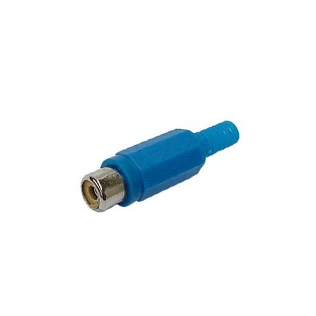 Connecteur RCA femelle (bleu)  - 1