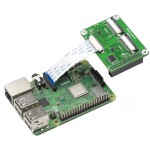 Raccordement de l'adaptateur multi caméra sur une Raspberry Pi