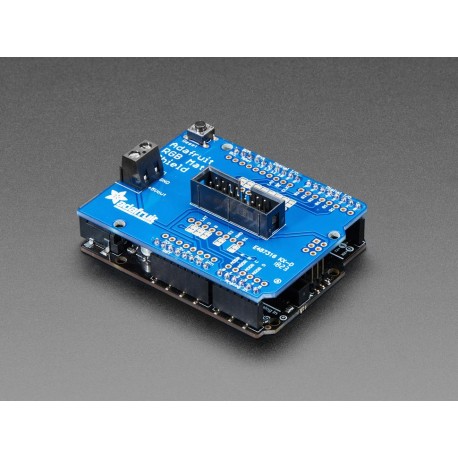 Exemple de montage sur une carte compatible Arduino®