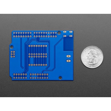 Vue arrière de la platine Kit Shield Matrix RGB pour Arduino®