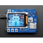 Le shield afficheur couleur TFT 1,8" pour Arduino® en fonctionnement