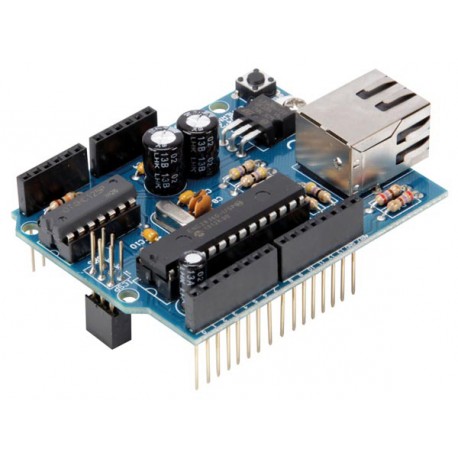 Ethernet shield (en kit) pour Arduino® vue arrière