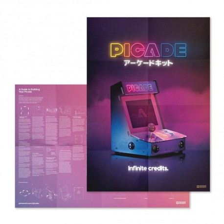 Poster Mini borne d'arcade PICADE 10"