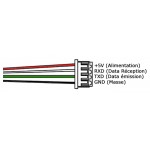 Brochage du connecteur du capteur de distance LiDAR TF02-Pro
