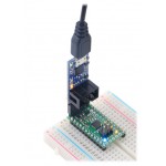 Exemple de programmation série TTL avec le programmateur Pololu USB AVR v2.1