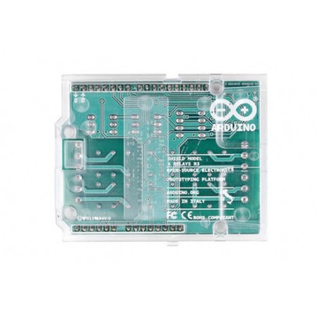 Face arrière du Shield 4 relais A000110 pour Arduino®