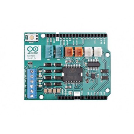 Vue avant de l'arduino Motor Shield Rev3 A000079
