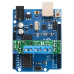Exemple d'utilisation du dual Motor Shield DRV8835 sur un Arduino®