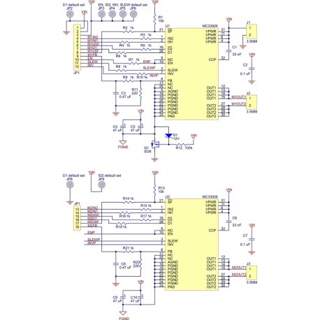 Schéma Driver Double Moteur MC33926