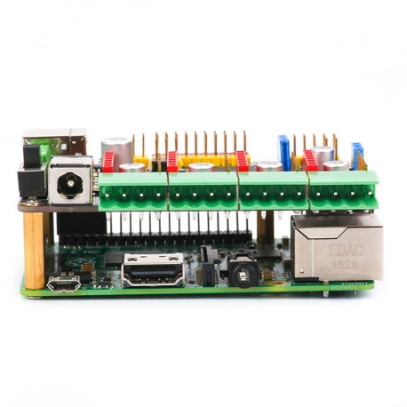 Exemple d'utilisation MegaPi + Raspberry (la Raspberry n'est pas livrée)