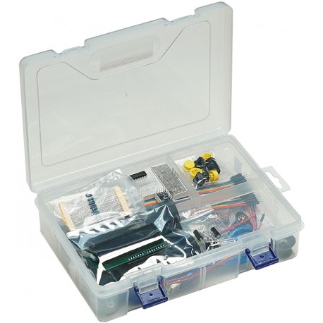 La mallette ouverte du pack composants Expert pour carte Arduino®