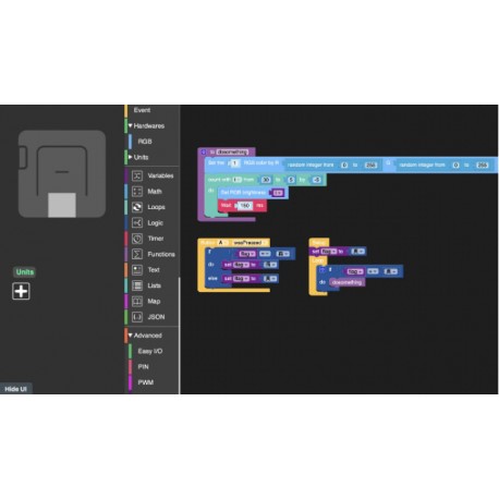 Programmation sous UIFlow du module IoT ATOM Lite