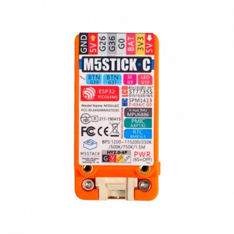 Face arrière du module IoT M5StickC ESP32-PICO K016-C