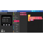 Exemple de codage sous UIFlow du mini clavier CardKB avec un module IoT ESP32 Basic