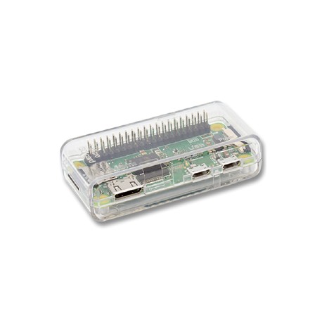 Boitier ABS pour Raspberry Pi Zero monté avec capot sans découpe GPIO