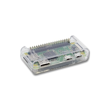Boitier ABS pour Raspberry Pi Zero monté avec capot avec découpe GPIO