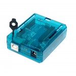 Boîtier transparent bleu pour Arduino®