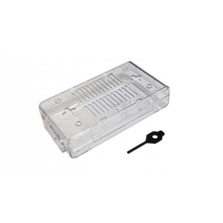 Vue de dessous du boîtier transparent pour Arduino® Mega2560