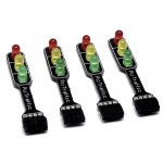 4 platines feux tricolores incluse avec la platine PiTraffic