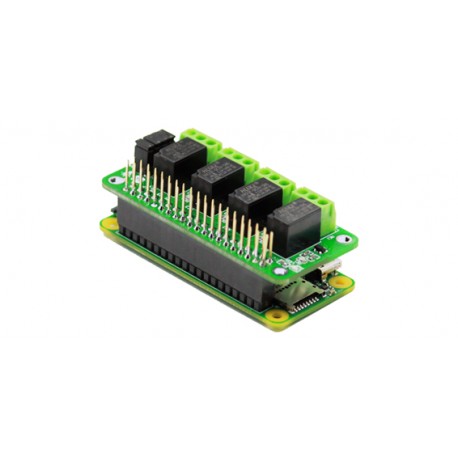 Connecteur 40 broches empilable de la platine 4 relais pour récupérer les GPIO