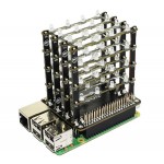 Shield HAT PiCube monté sur une Raspberry Pi