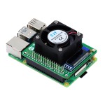 Shield PiFan avec afficheur OLED monté sur une Raspberry Pi