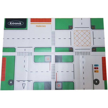 Tapis :MOVE mat pour robot suiveur de ligne (face parcours urbain)