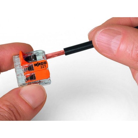 Borne de connexion rapide à leviers 3 contacts  - 3