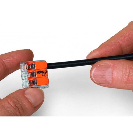 Borne de connexion rapide à leviers 3 contacts  - 4