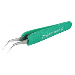 Pince brucelle ESD à bec courbé  - 1