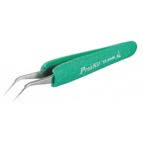 Pince brucelle ESD à bec courbé  - 1